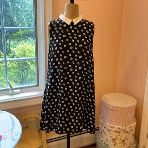 A-Line Sleeveless Daisy Floral Dess